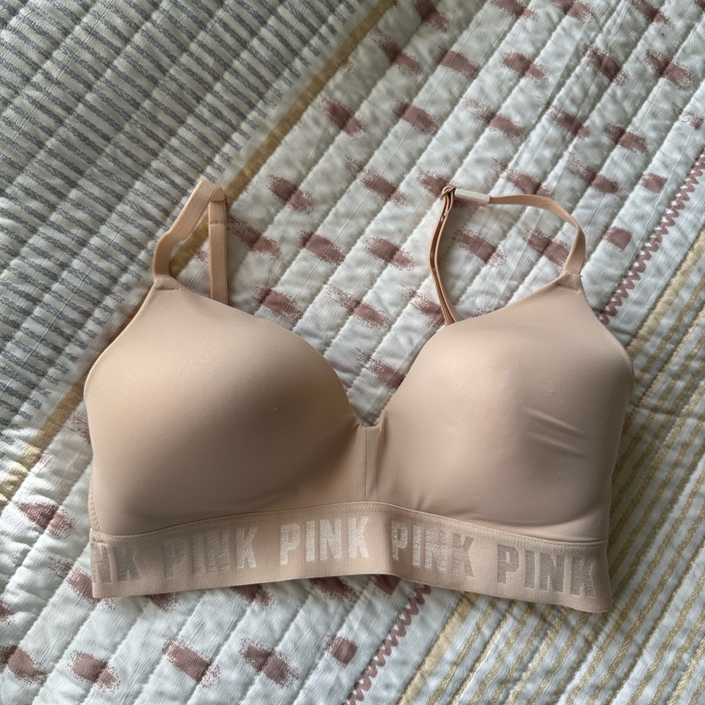 PINK Victoria's Secret Light Tan Bra